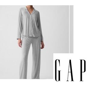 GAP Softest Modal Women's XL Soft Gray Pajama Set NWT